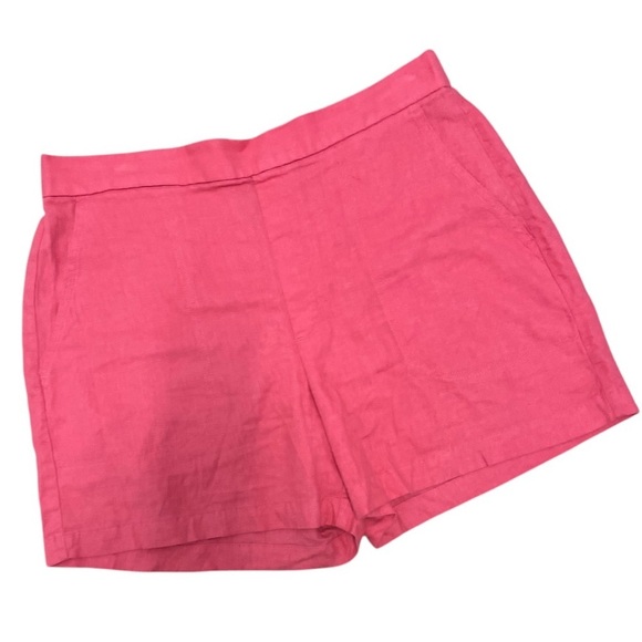 BANANA REPUBLIC LINEN BLEND Women's coral 🌸Shorts - Picture 3 of 4